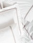 L'essentiel linge de maison Juego de funda de edredón Mehves Blanco y Gris